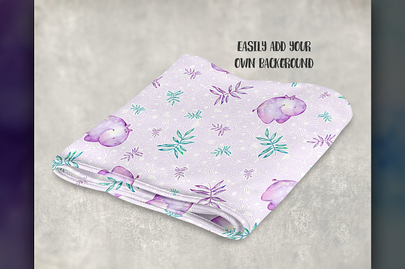 Folded fleece blanket mockup in Product Mockups - product preview 2