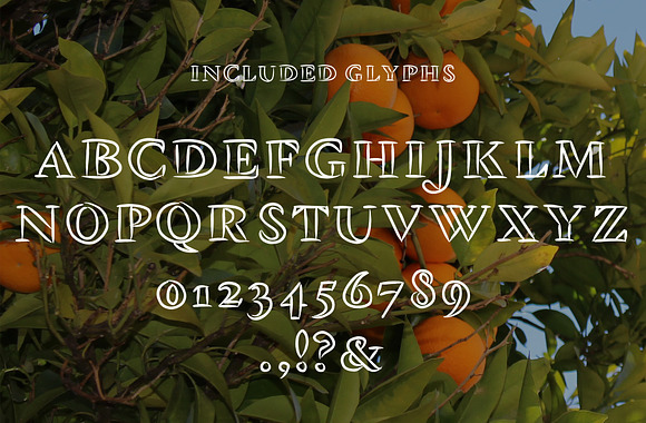 Tangerine, Outlined Font in Display Fonts - product preview 1