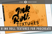 Ink roll textures for procreate app