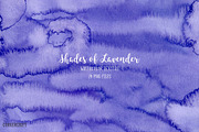 Watercolor Texture Lavender Shades