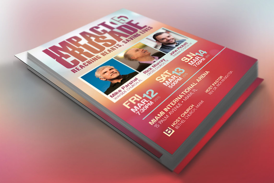 Church Crusade Flyer Template in Flyer Templates - product preview 8