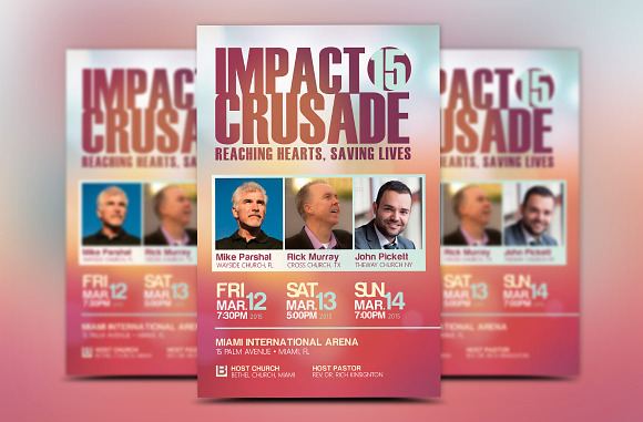 Church Crusade Flyer Template in Flyer Templates - product preview 1