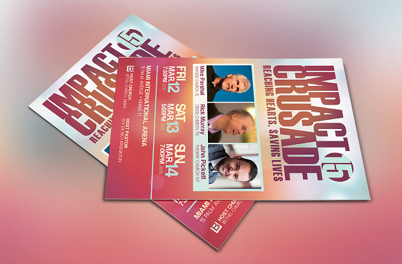 Church Crusade Flyer Template in Flyer Templates - product preview 3