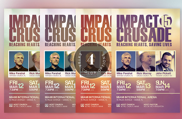 Church Crusade Flyer Template in Flyer Templates - product preview 5