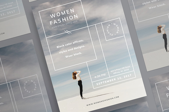 Posters | Women Fashion in Flyer Templates - product preview 2