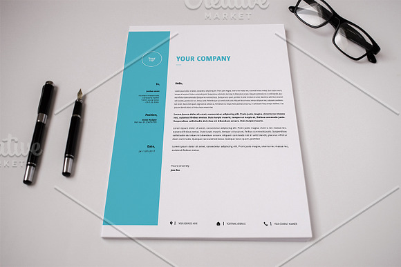 Business Letterhead Template-V11 in Stationery Templates - product preview 1