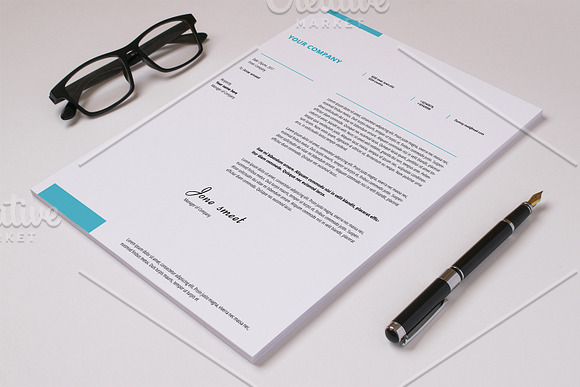 Corporate Letterhead-V12 in Stationery Templates - product preview 1