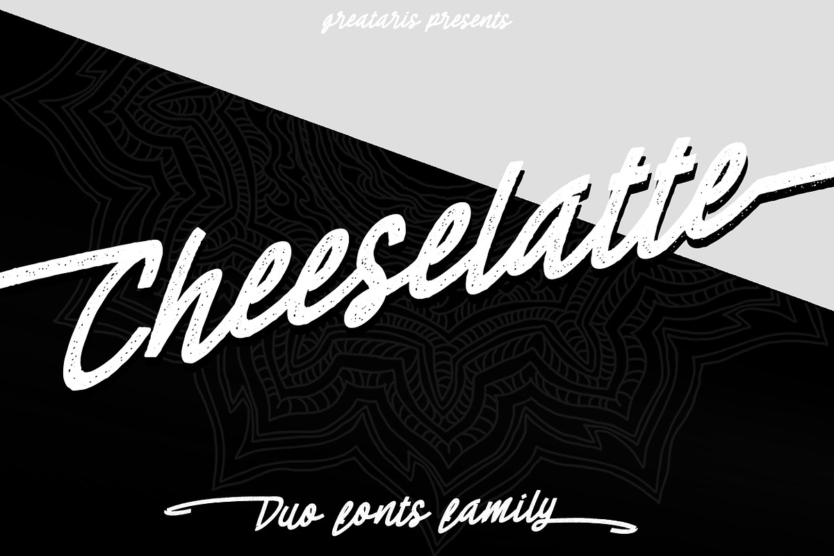 Cheese latte font duo in Script Fonts - product preview 8