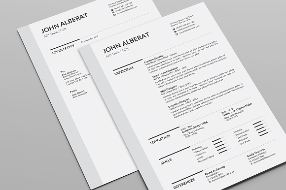 Resume/CV in Resume Templates - product preview 1