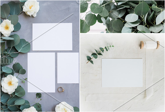 Eucalyptus Floral Mockup Bundle in Instagram Templates - product preview 2