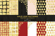 Hand Made Gold Leaf Digital Patterns