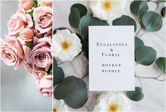 Eucalyptus Floral Mockup Bundle in Instagram Templates - product preview 13