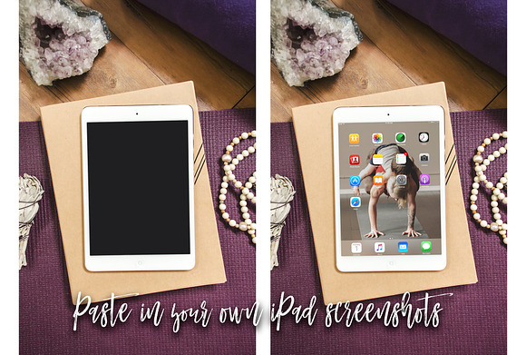 Yoga Love iPad Mockup in Product Mockups - product preview 1