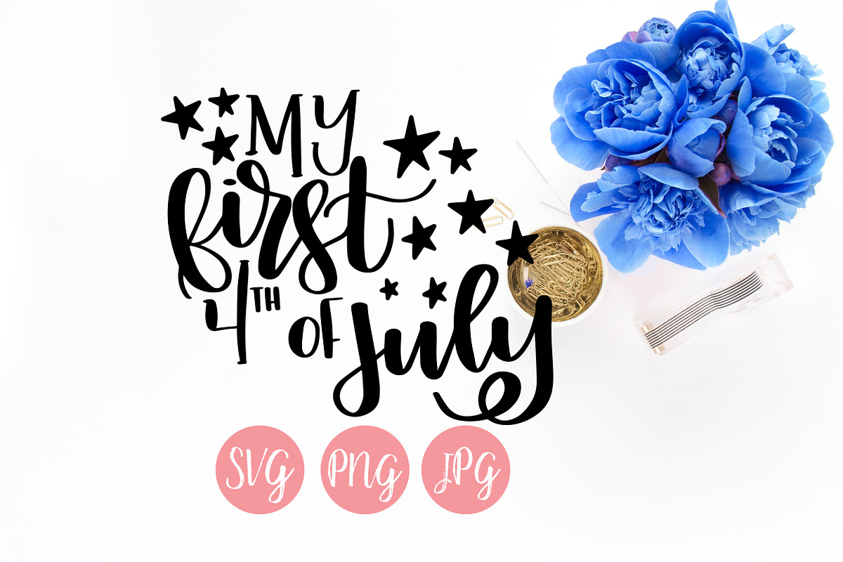 My First 4th of July SVG in Illustrations - product preview 8