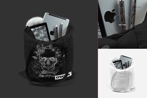 Tote Bag 2 Mockup Set in Product Mockups - product preview 3