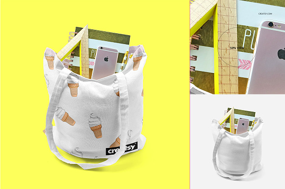 Tote Bag 2 Mockup Set in Product Mockups - product preview 4