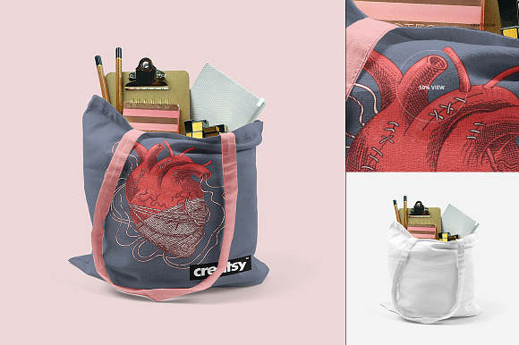 Tote Bag 2 Mockup Set in Product Mockups - product preview 10