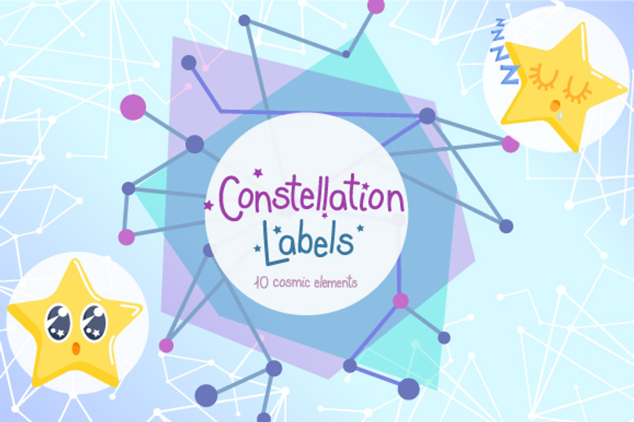 Constellation Labels + BONUS in Illustrations - product preview 8