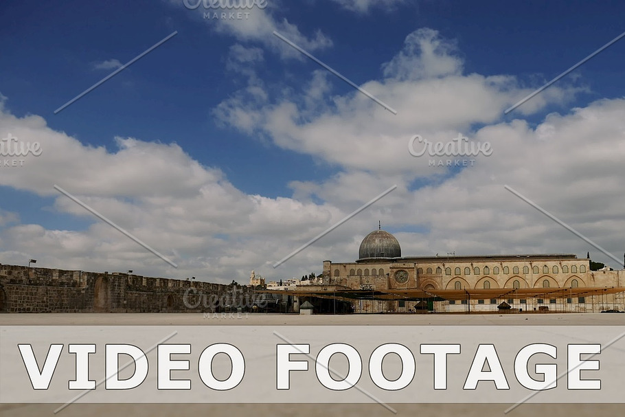 Al-Aqsa Mosque in Jerusalem timelapse in Graphics - product preview 8