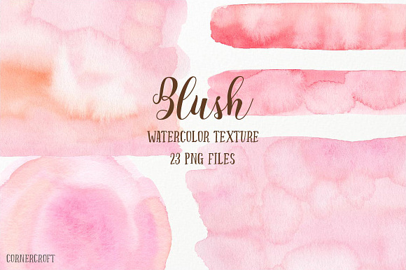 Watercolor Texture Blush in Textures - product preview 5