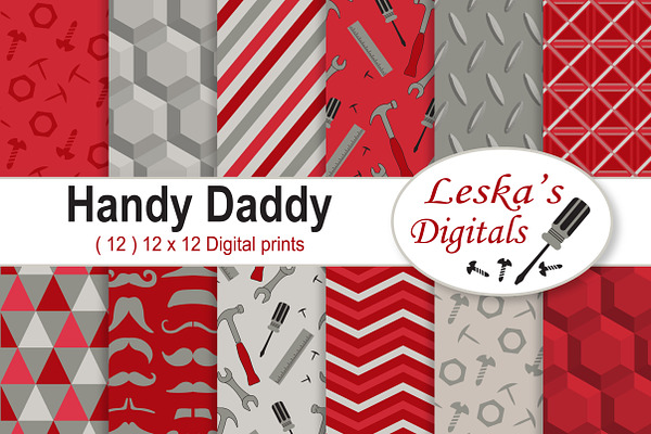 Father's Day Scrapbooking - Red