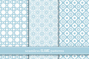 Seamless patterns in islamic style.