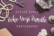 Boho Yogi Bundle Stock Photography
