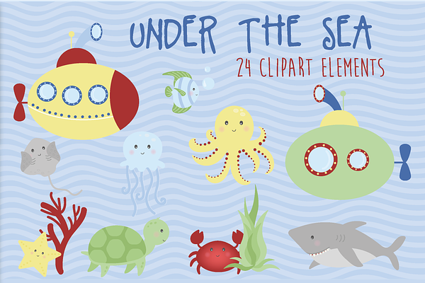 Under the sea clipart