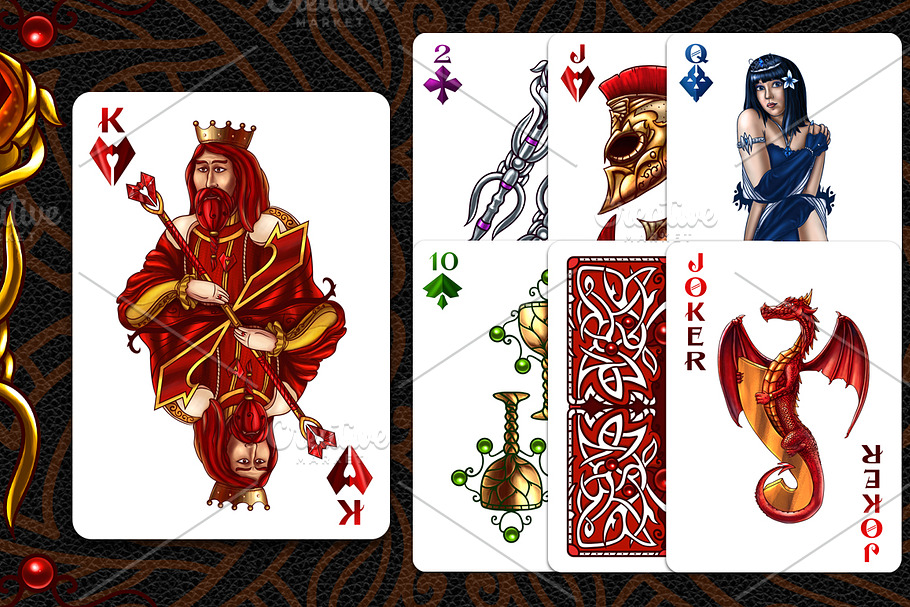 Full Deck of Fantasy Playing Cards