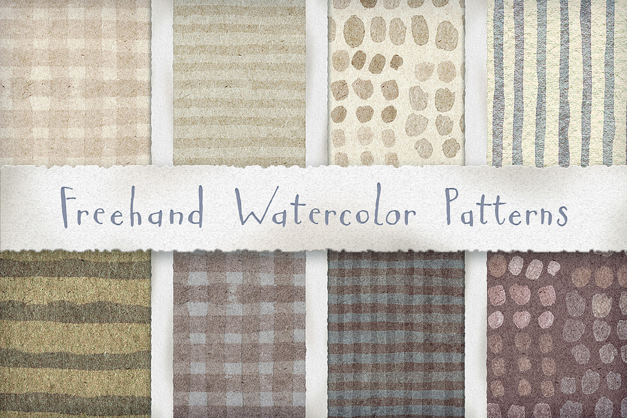 Watercolour Patterns Freehand in Patterns - product preview 8