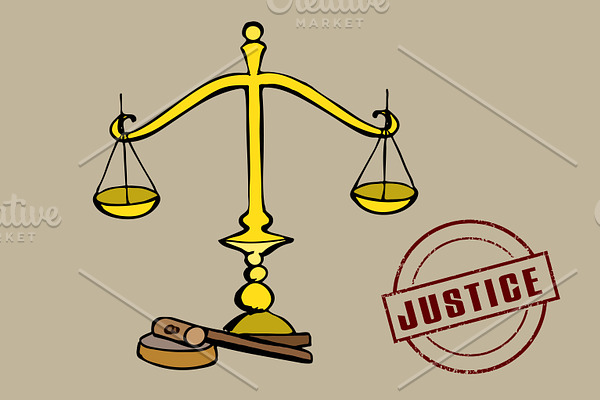 Symbol of law and justice