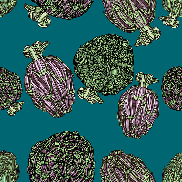 Artichoke vector collection in Illustrations - product preview 2
