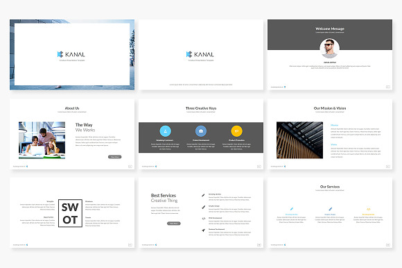 Kanal Business Presentation in Keynote Templates - product preview 1