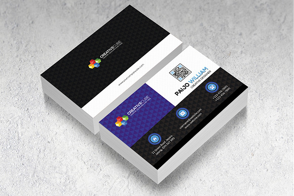 Modern Simple Business Card in Business Card Templates - product preview 3