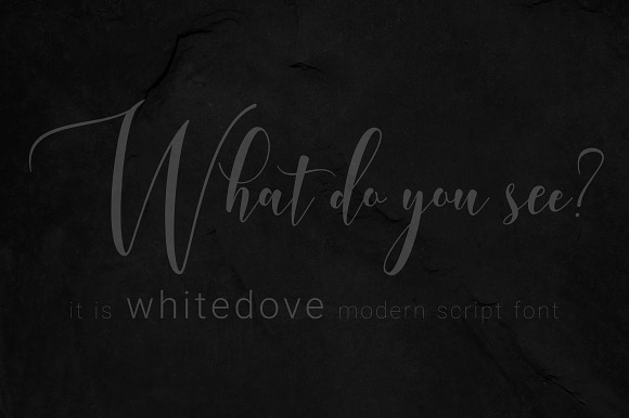 Update! Whitedove Modern Script in Comic Sans Fonts - product preview 10