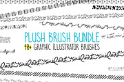 Plush Brush - 40 Graphic AI Brushes