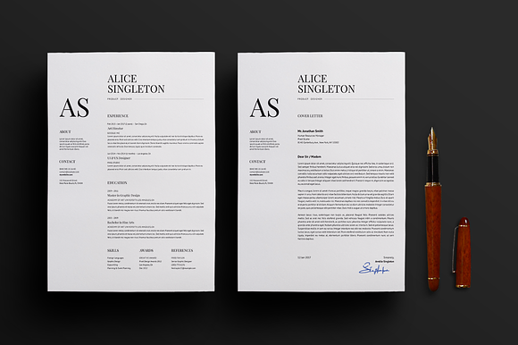 Elegant Resume in Resume Templates - product preview 1
