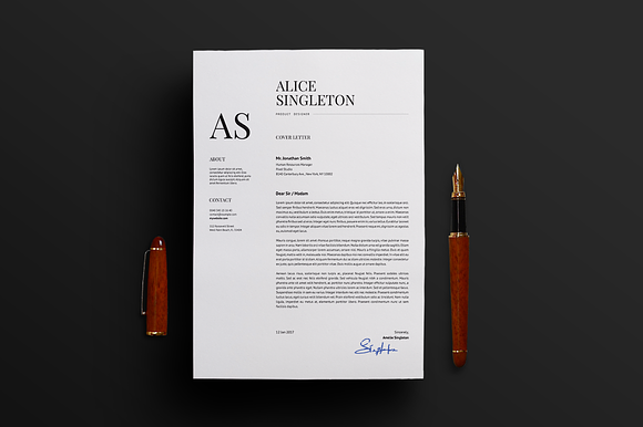 Elegant Resume in Resume Templates - product preview 2