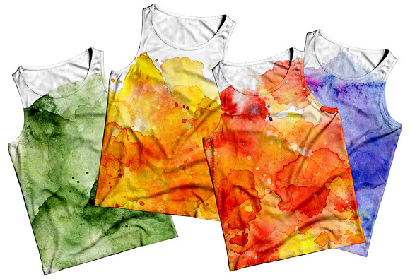 Watercolor Texture Clipart in Textures - product preview 4
