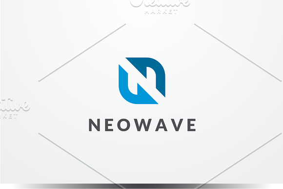 Neowave - Letter N Logo in Logo Templates - product preview 1