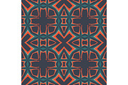 Dark seamlessGeometry pattern vector tileable background design in medieval european culture style