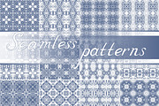 Set of 24 seamless patterns