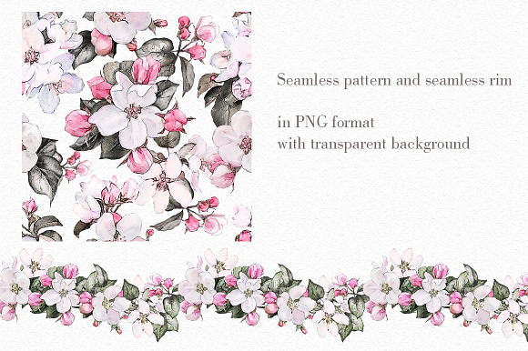 Watercolor flowers.  in Illustrations - product preview 3