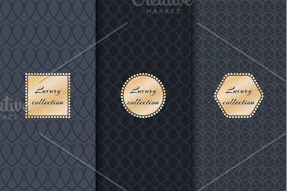 Set of luxury backgrounds in Illustrations - product preview 1