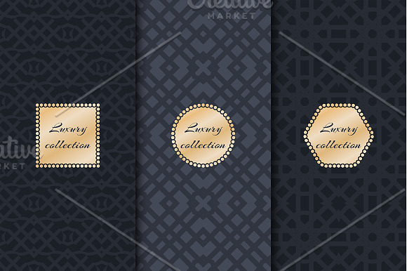 Set of luxury backgrounds in Illustrations - product preview 2