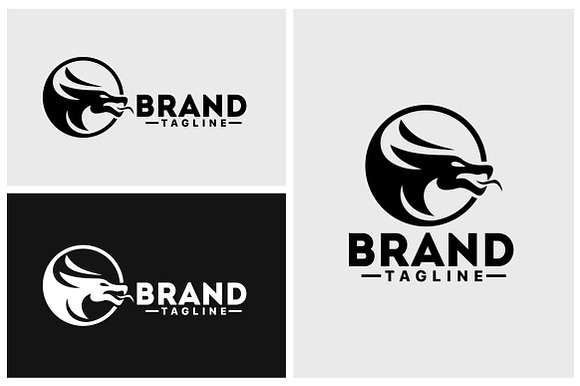 Dragon Logo Template in Logo Templates - product preview 1