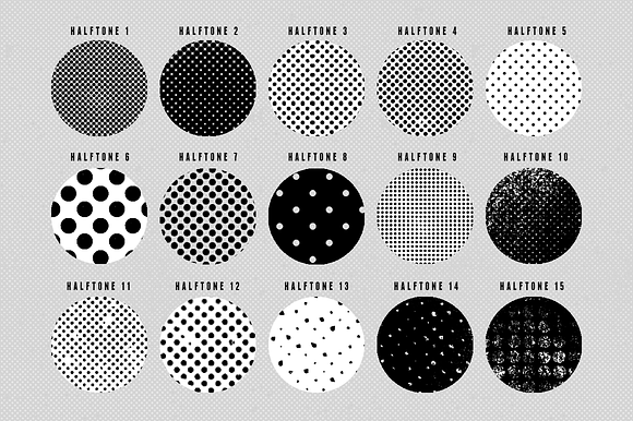 Halftone Procreate Brushes in Photoshop Brushes - product preview 1