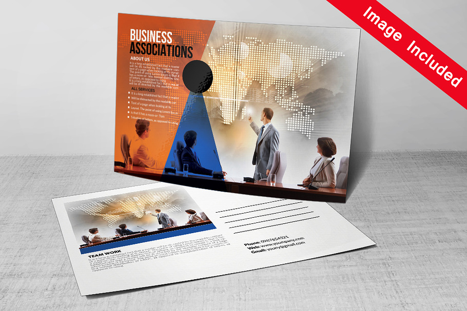 Business Postcard Templates in Postcard Templates - product preview 8
