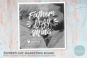 IF024 Father's Day Marketing Board