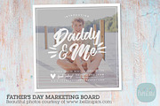 IF025 Father's Day Marketing Board